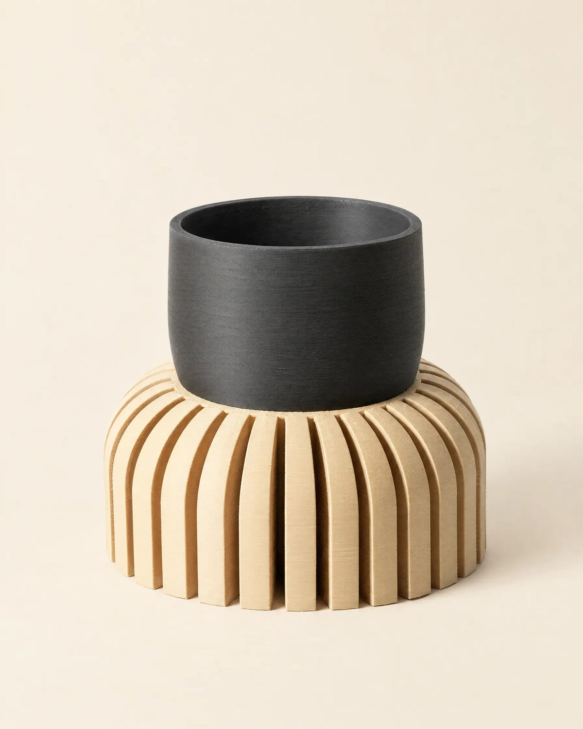 Fluted Riser Planter