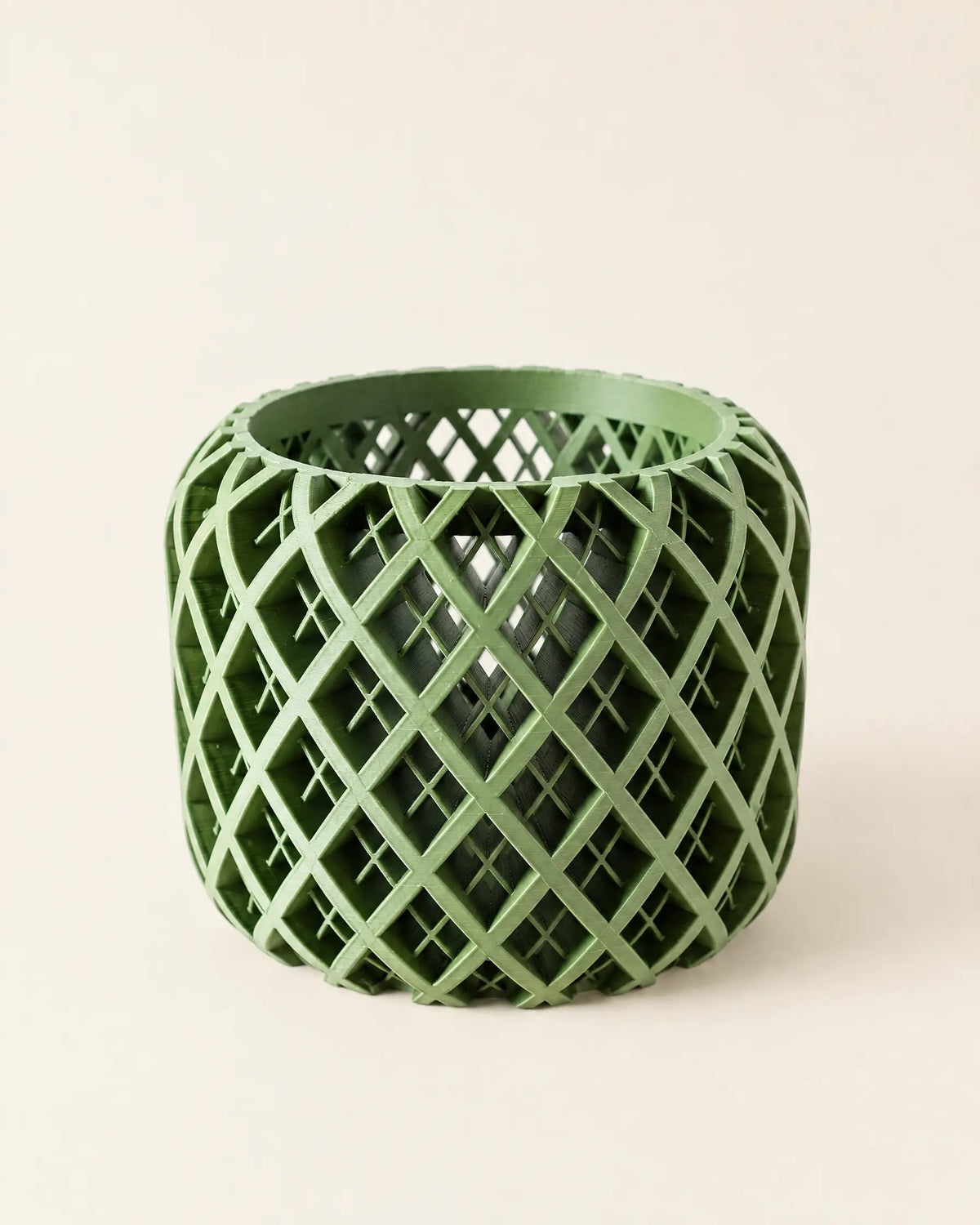 Lattice Drum Orchid Planter
