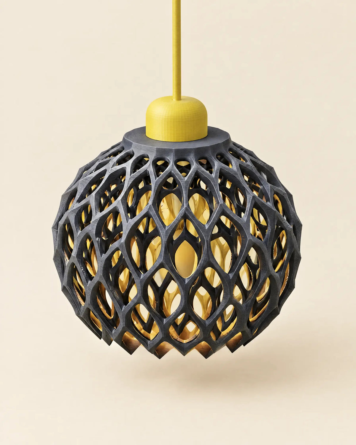 Oval Lattice Pendant Light