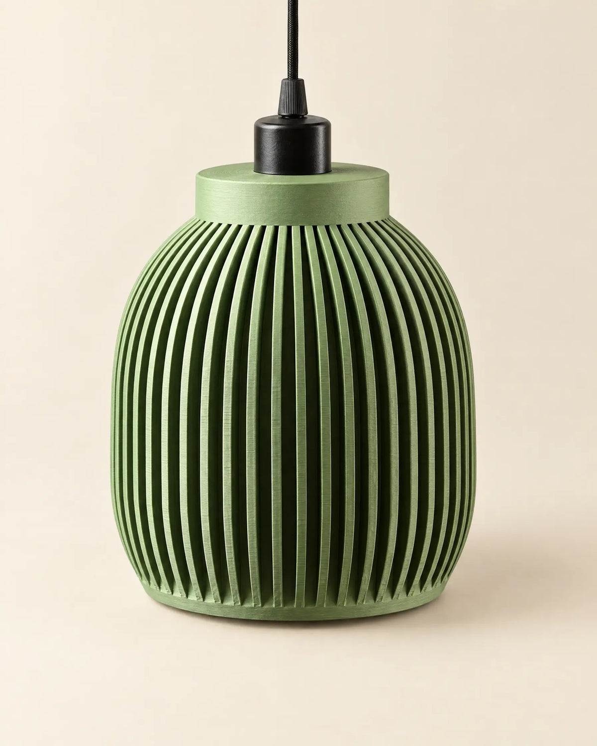 Rib Capsule Pendant Light