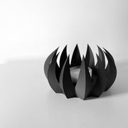 Flame Tealight Holder - 3D printed tealight holder by Valence Objects