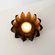 Flame Tealight Holder - 3D printed tealight holder by Valence Objects