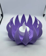 Flame Tealight Holder - 3D printed tealight holder by Valence Objects