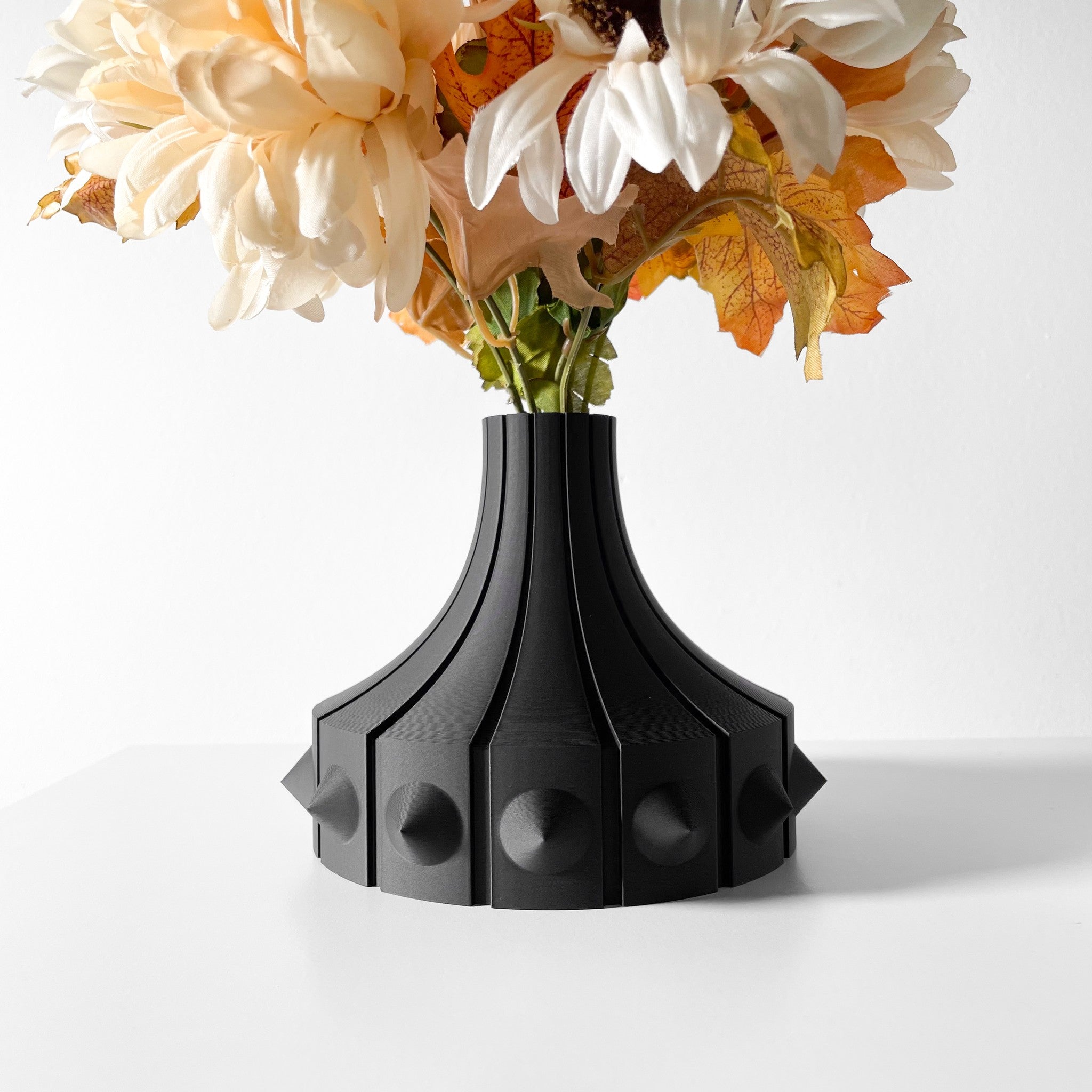 Dome Stud Vase - 3D printed vase by Valence Objects