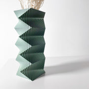 Zigzag Column Vase - 3D printed vase by Valence Objects
