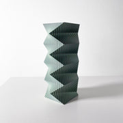 Zigzag Column Vase - 3D printed vase by Valence Objects