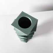 Zigzag Column Vase - 3D printed vase by Valence Objects