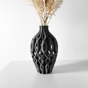 Oval Net Vase - 3D printed vase by Valence Objects