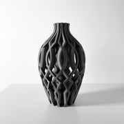 Oval Net Vase - 3D printed vase by Valence Objects
