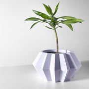 Hex Panel Planter - 3D printed planter by Valence Objects