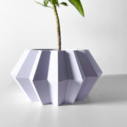 Hex Panel Planter - 3D printed planter by Valence Objects