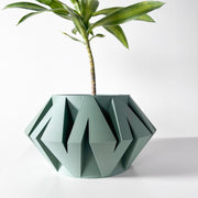 Origami Gem Planter - 3D printed planter by Valence Objects