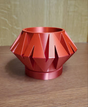 Origami Gem Planter - 3D printed planter by Valence Objects
