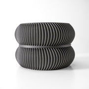 Twin Ring Planter - 3D printed planter by Valence Objects