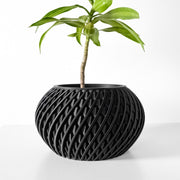 Rope Twist Planter - 3D printed planter by Valence Objects