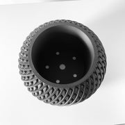 Rope Twist Planter - 3D printed planter by Valence Objects