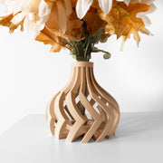 Ribbon Bulb Vase - 3D printed vase by Valence Objects