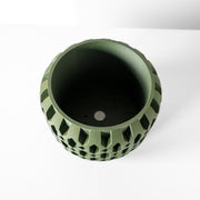 Checker Cut Planter - 3D printed planter by Valence Objects