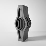 Wave Slab Fin Vase - 3D printed vase by Valence Objects