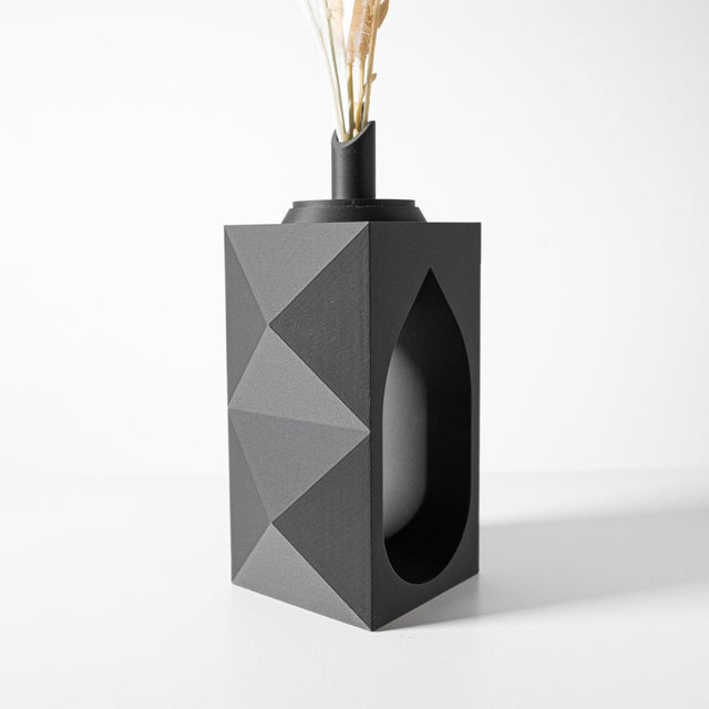 Facet Block Vase
