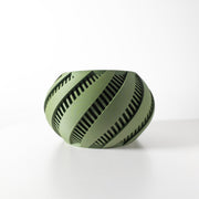 Swirl Slat Planter - 3D printed planter by Valence Objects
