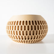 Oval Mesh Planter - 3D printed planter by Valence Objects