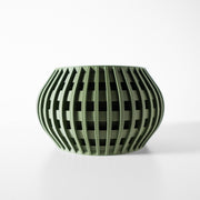 Slot Globe Planter - 3D printed planter by Valence Objects