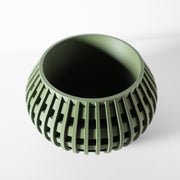 Slot Globe Planter - 3D printed planter by Valence Objects