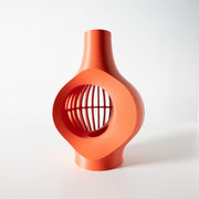Oval Window Vase - 3D printed vase by Valence Objects