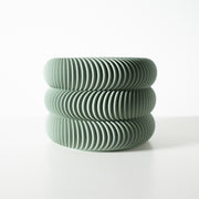 Wave Ring Planter - 3D printed planter by Valence Objects