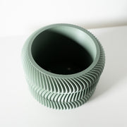 Wave Ring Planter - 3D printed planter by Valence Objects