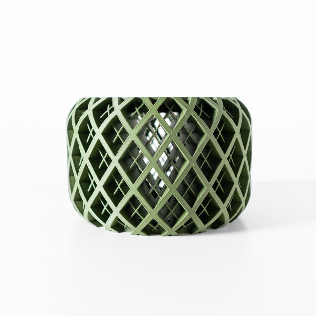 Lattice Drum Orchid Planter