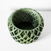 Lattice Drum Orchid Planter