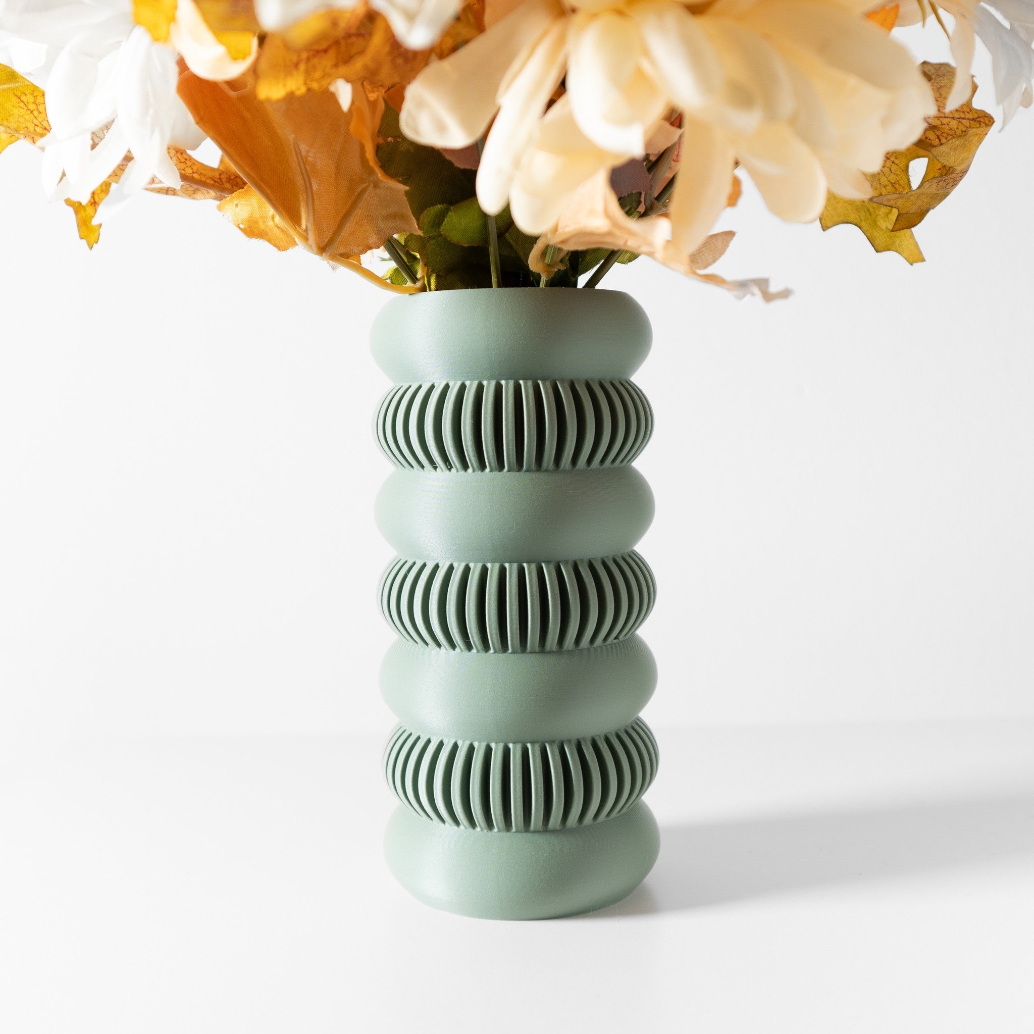 Ring Stack Vase - 3D printed vase by Valence Objects