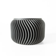 Fine Fin Planter - 3D printed planter by Valence Objects