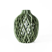 Lattice Bottle Vase - 3D printed vase by Valence Objects