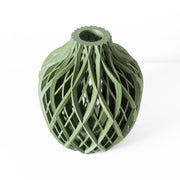 Lattice Bottle Vase - 3D printed vase by Valence Objects