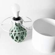 Lattice Bulb Table Lamp - 3D printed table lamp by Valence Objects