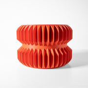 Accordion Waist Planter - 3D printed planter by Valence Objects