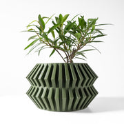 Zigzag Hex Planter - 3D printed planter by Valence Objects