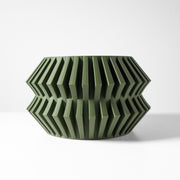 Zigzag Hex Planter - 3D printed planter by Valence Objects