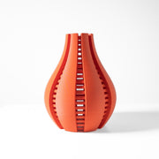 Slot Band Vase - 3D printed vase by Valence Objects