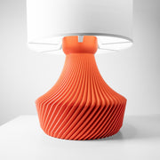 Radial Pleat Table Lamp - 3D printed table lamp by Valence Objects