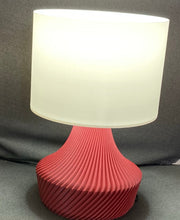 Radial Pleat Table Lamp - 3D printed table lamp by Valence Objects