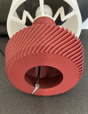 Radial Pleat Table Lamp - 3D printed table lamp by Valence Objects