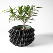 Zigzag Layer Planter - 3D printed planter by Valence Objects