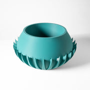 Flute Flare Planter - 3D printed planter by Valence Objects