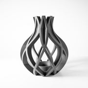 Ribbon Swirl Vase - 3D printed vase by Valence Objects
