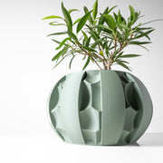 Fin Petal Planter - 3D printed planter by Valence Objects