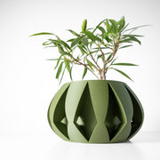 Arrow Facet Planter - 3D printed planter by Valence Objects